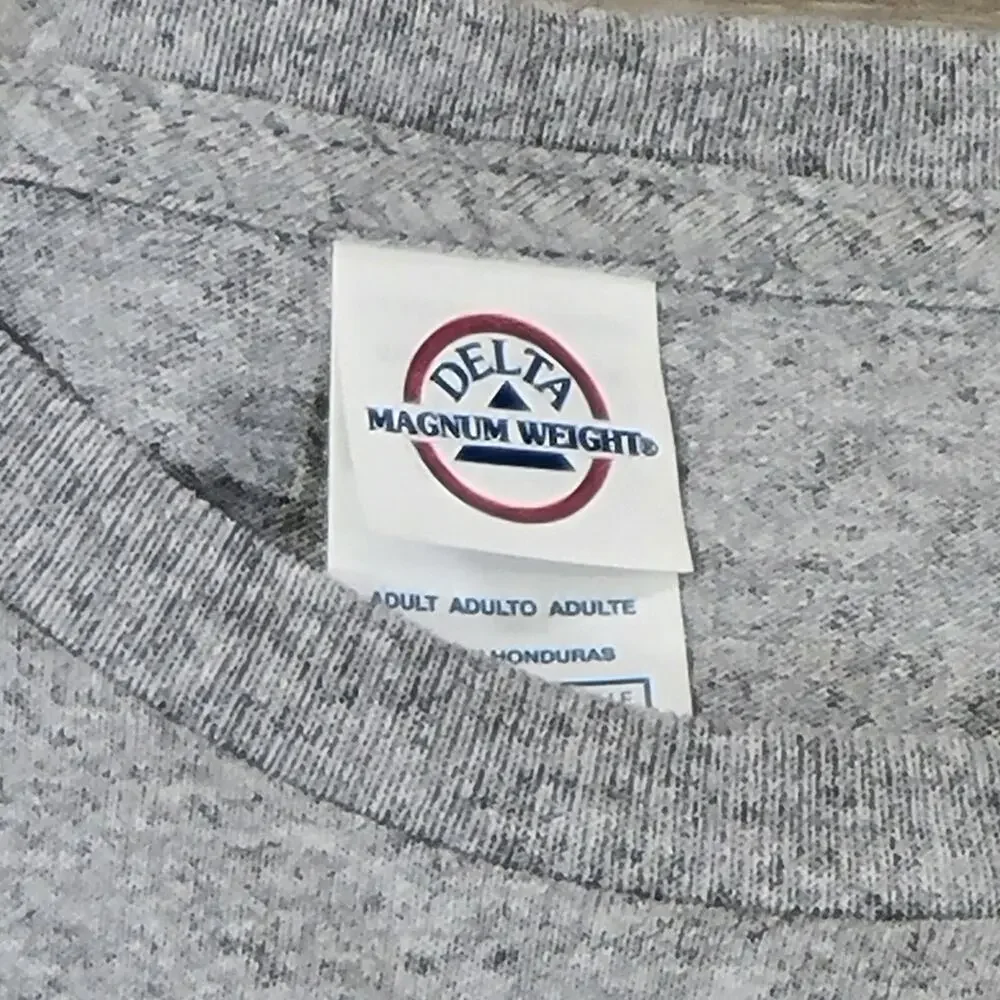 Delta T-Shirt Men's 3XL Gray Pocket Short Sleeve